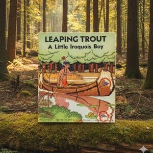 Leaping Trout a Little Iroquois Boy Book 1935 Copyright